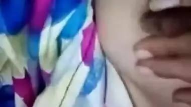 Today Exclusive- Cute Desi Girl Showing Her Boobs And Pussy On Video Call Part 3