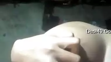 Today Exclusive- Desi Village Girl Showing Her Boobs And Pussy On Video Call Part 1