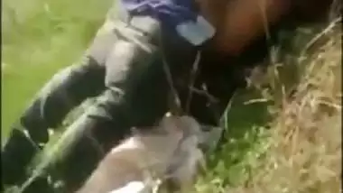 Desi XXX mms, nasty Mallu couple was caught fuck outdoor in bushes