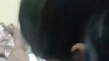 Chubby girl tasting dick with flavoured condom