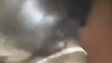 Stepsister sucking big dick of brother in incest sex clip