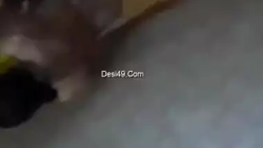 Risky lad sneaks into the bathroom to film the Desi washing her body