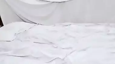 Horny Desi couple XXX copulates on the bed for the amateur camera