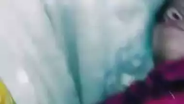 Desi girl in red wears no panties to have pussy scored in XXX video