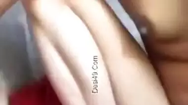 Desi girl has no sex toys still she gives hairy XXX orifice pleasure