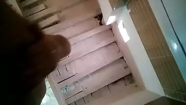 Shameless desi girl spreading ass in bath