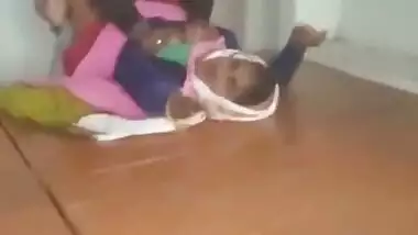 Village aunty boobs press and fucking recorded by other man