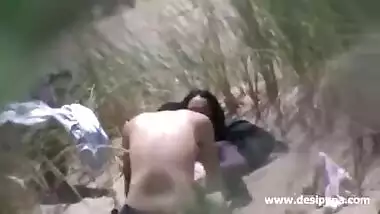 desi girlfriend couple outdoor
