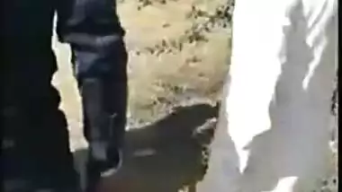 Cheating girlfriend is caught fucking outdoor with lover, Desi mms XXX sex