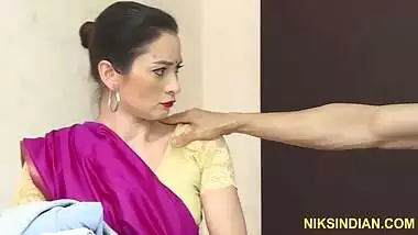 Indian Step Mom fucked in ass by young boy and cum in mouth