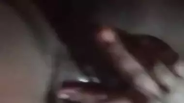 Village girl applying lotion to full nude body