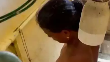 Mature big ass mom ready to take naked bath