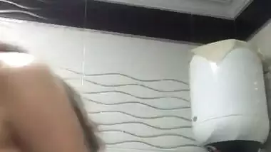 Cute Punjabi girl sucking her own boobs