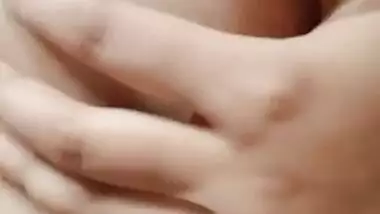 sexy girl is masturbating. hot young girl is liking tight pussy and ass with sex toys. horny girl is pissing boobs. cu(1)