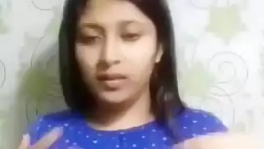 Bangladeshi Beautiful Bigboob Girl Feeling Horny While Making Nude Video For Bf