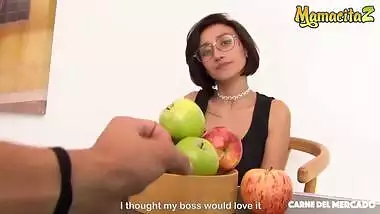 CarneDelMercado - Luna Castillo Nerdy Latina Colombiana With A Perfect Ass Gets Picked Up And Fucked