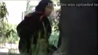 Tamil sex clip of a slutty legal age teenager enjoying outdoor sex with her lover