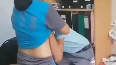 Office trainee boob sucking video