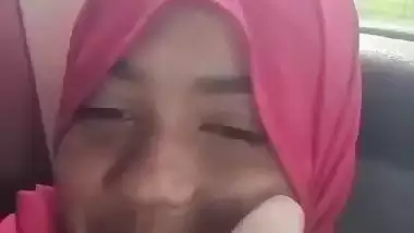 Chubby hijab girl boob sucking viral outdoor sex