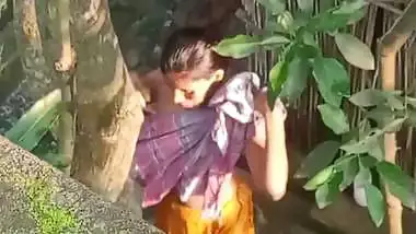 Village mom petticoat removed boob show after bath