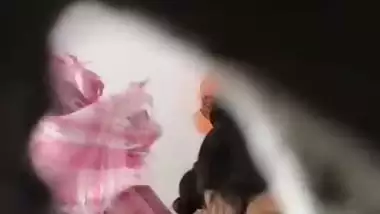 Neighbor wife bath and wearing bra caught through window