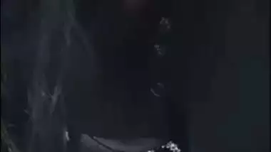 Beautiful girlfriend in maxi shows boobs viral video