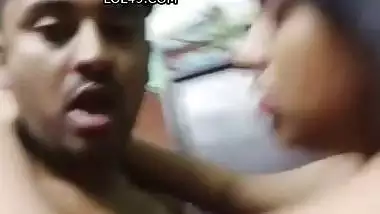 Big boobs new wife romance and boob feeding viral MMS