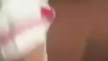 Local Indian hottie masturbating using cucumber