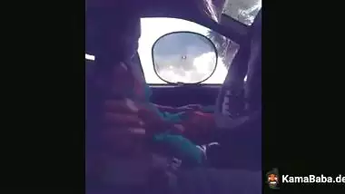 Tamil lovers car foreplay and outdoor sex