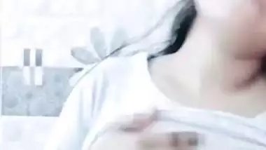 Fingering with horny expression by Bengali girlfriend