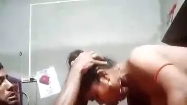 Village wife anal fucking by husband at home