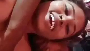 Young 21 yr old couple enjoys their romantic sex in bed