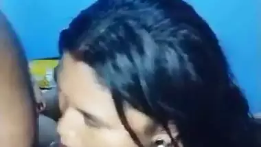 Pregnant wife blowjob and her boobs sucking viral HD MMS